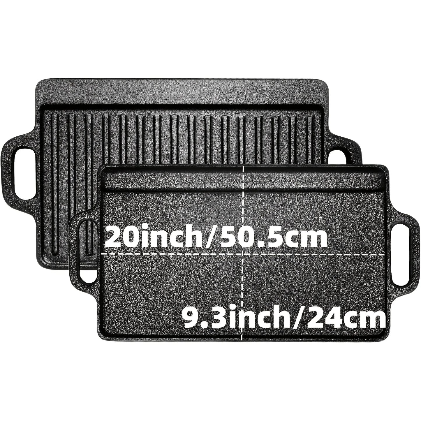 AEDG Three Piece Cast Iron Skillet Set Preseasoned Nonstick 6 Inch 8 Inch 10 Inch Pans