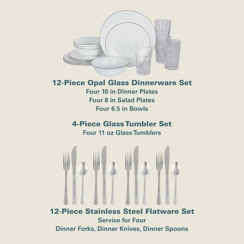 High Concerned Kitchen Box Set Premium Quality Cookware Dinnerware Utensils Collection 74 Piece All In One