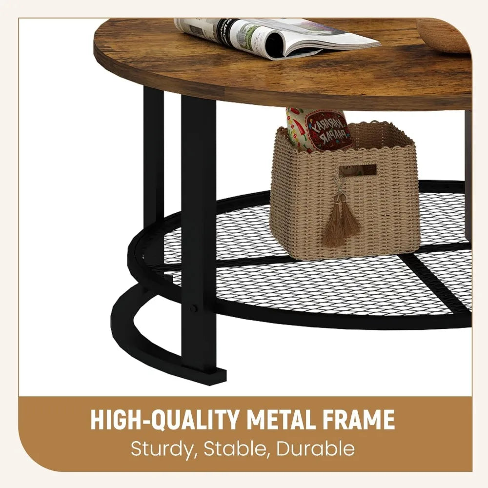 YANYING 3 Piece Coffee Table Set With End Tables Modern