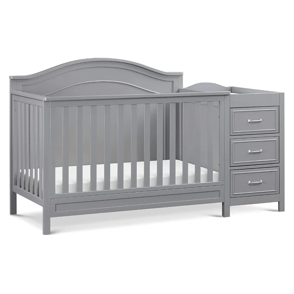 XMSJ Charlie 4 In 1 Convertible Crib With Changing Table