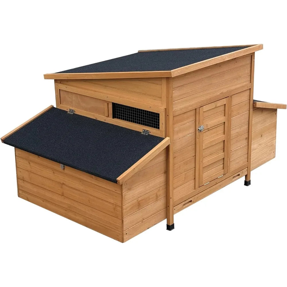 Farm Animals Chicken Coop Outdoor Hen House Nesting Boxes