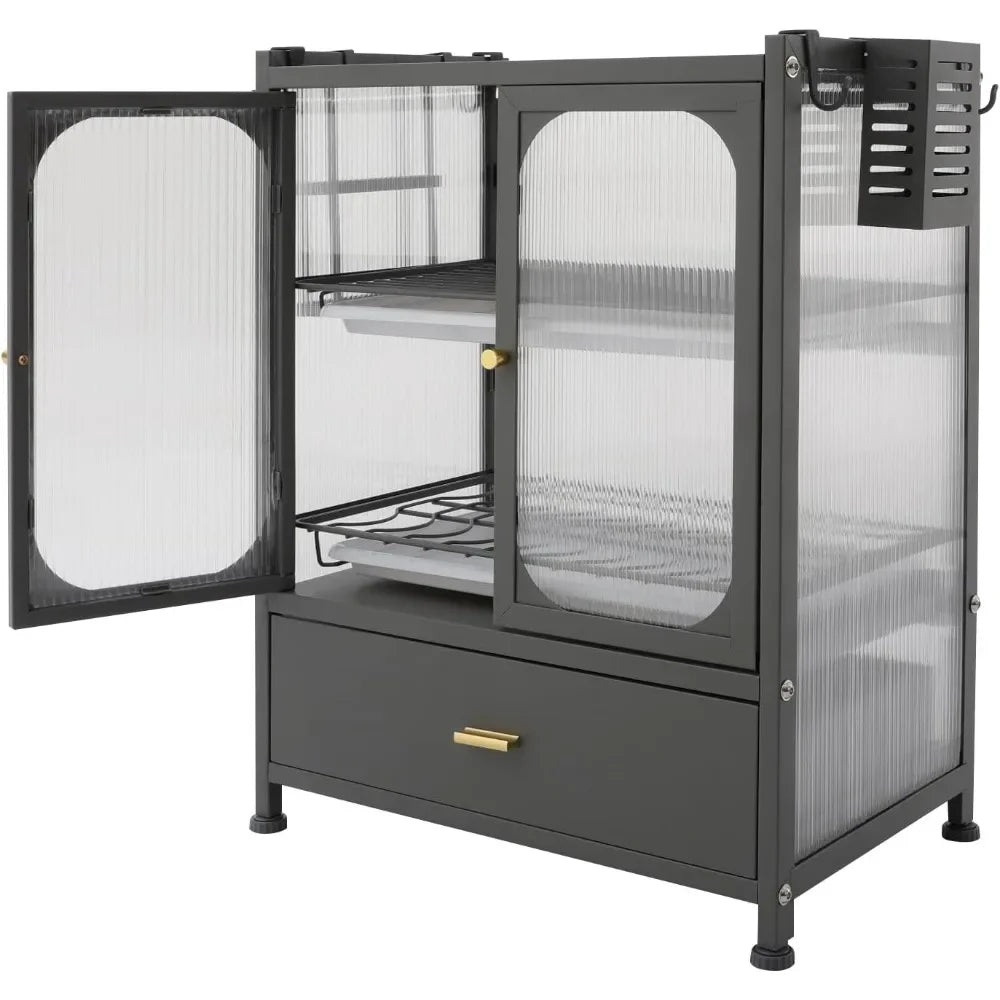 Good Home Furnishings 3 Tier Steel Dish Drying Rack