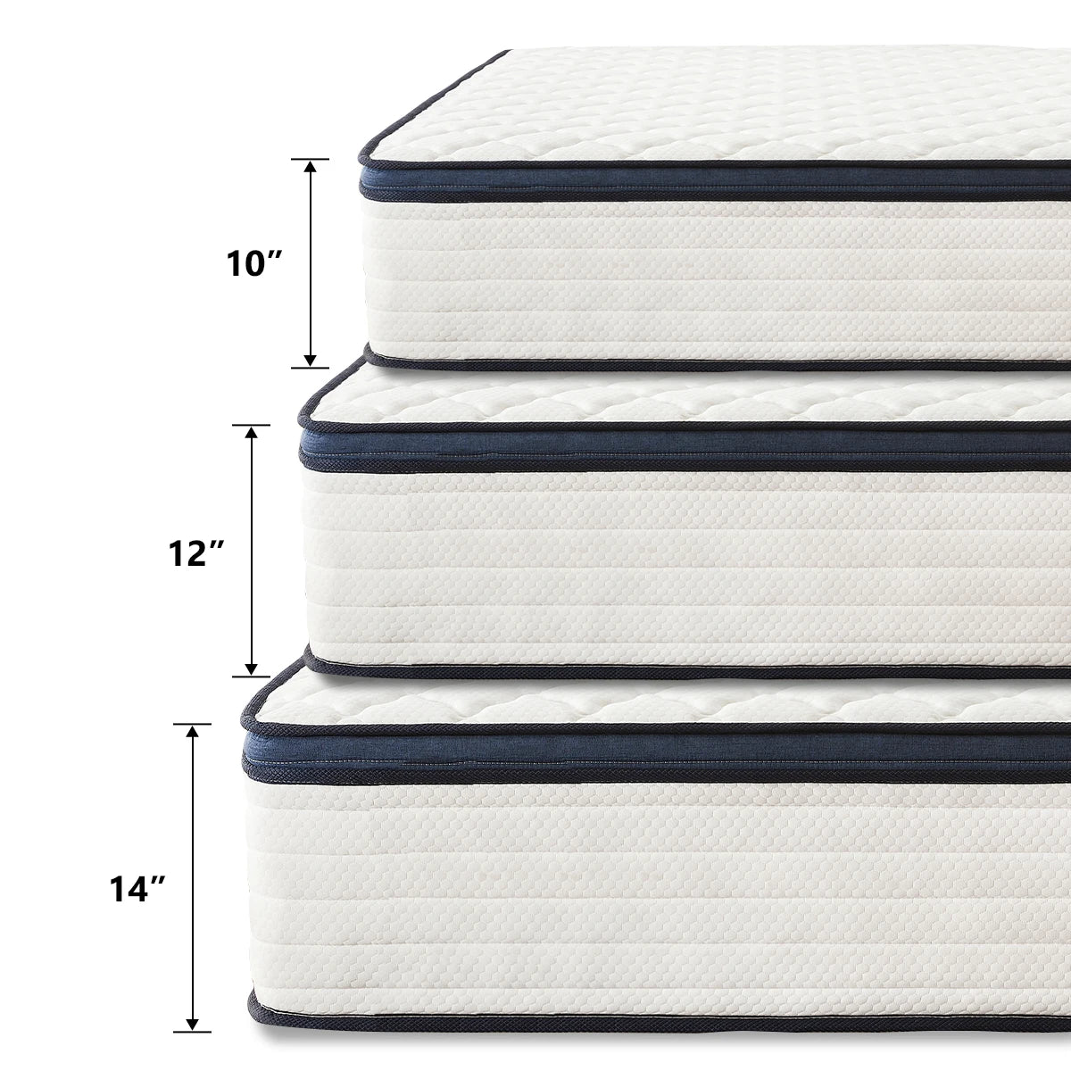 AmztreeCN Gel Memory Foam Hybrid Mattress Pressure Relief