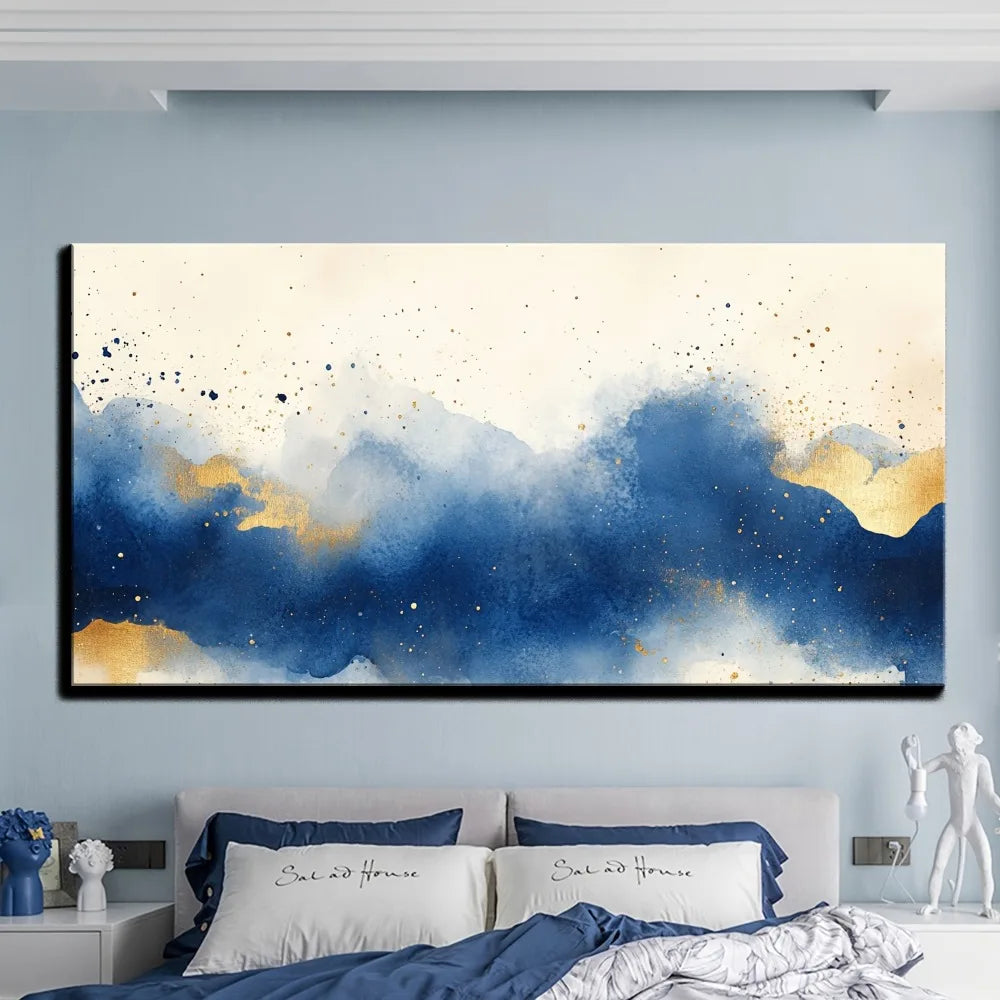 Hign Concerned Abstract Canvas Wall Art Serene Interiors