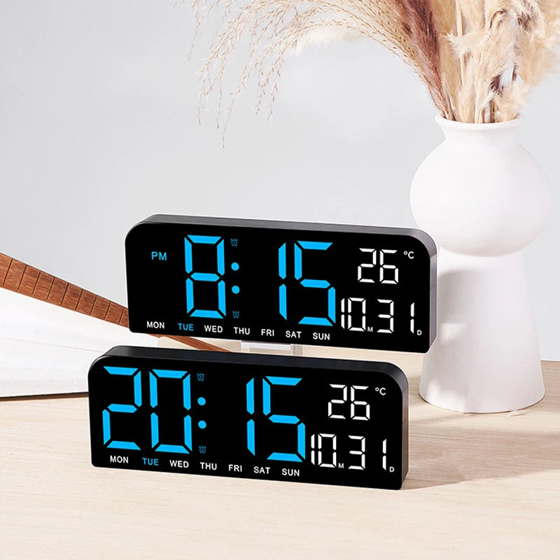 TIMESS Digital Alarm Clock With Temperature And Date