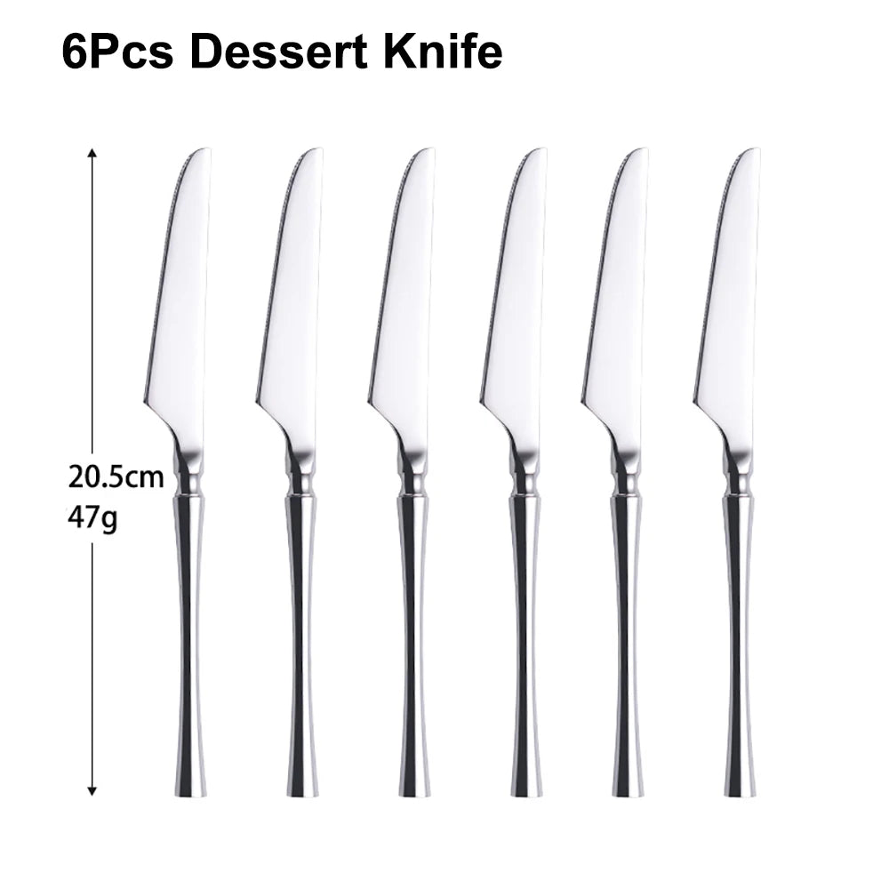 TD Home Stainless Steel 304 Western Flatware Set Mirror